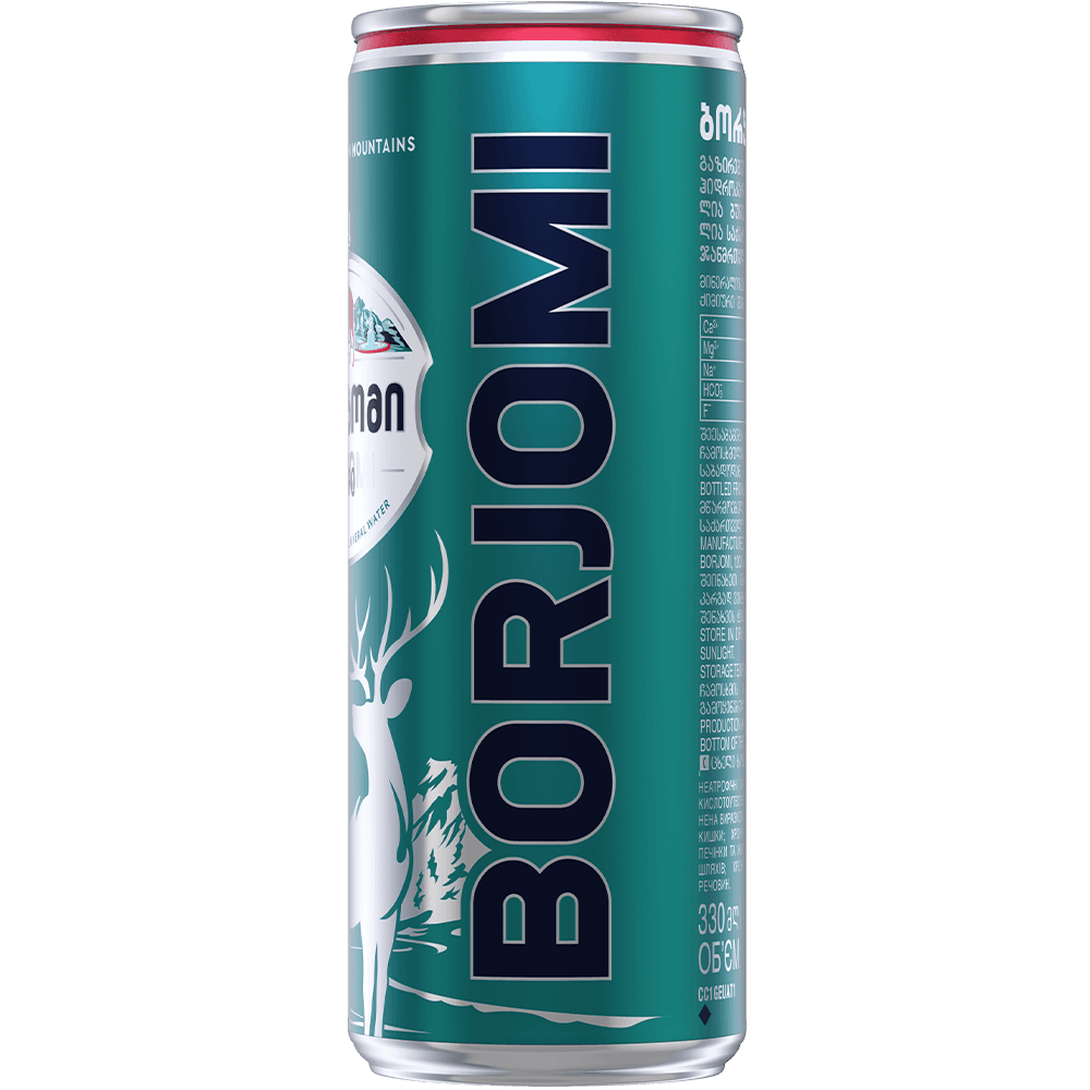 Borjomi в банці 0,33л